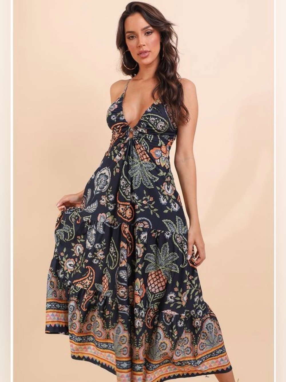 FARM Rio Desejo de Abacaxi “Pineapple Desire” Maxi